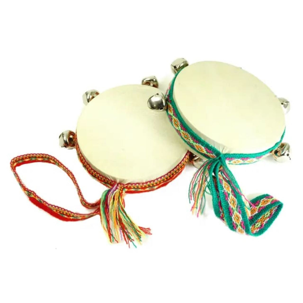 Damasas Drum with Bells and Fabric Loop