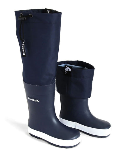 Kids Rain Boots with Above Knee Waders - Waterproof | KidORCA 