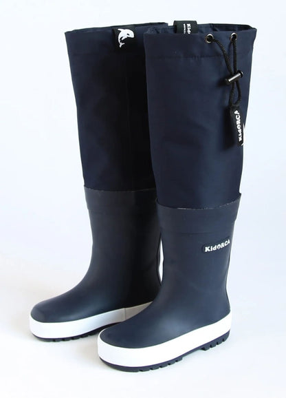 Kids Rain Boots with Above Knee Waders - Waterproof | KidORCA 