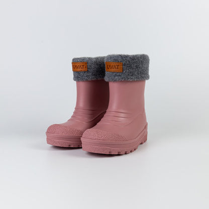Kids Waterproof Winter and Rain Boots - Removable Wool Liner | Kavat 