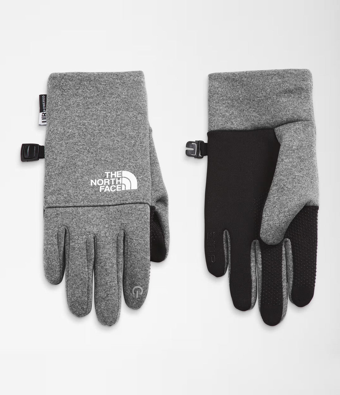 Kids Recycled ETip Layering Gloves | The North Face #color_tnf-heather-gray
