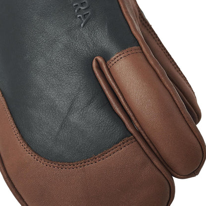 adult-fall-line-leather-mitten-3-finger-hestra | 