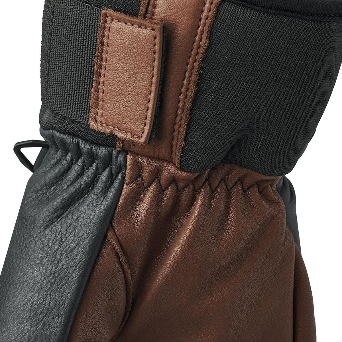 adult-fall-line-leather-mitten-3-finger-hestra | #color_brown
