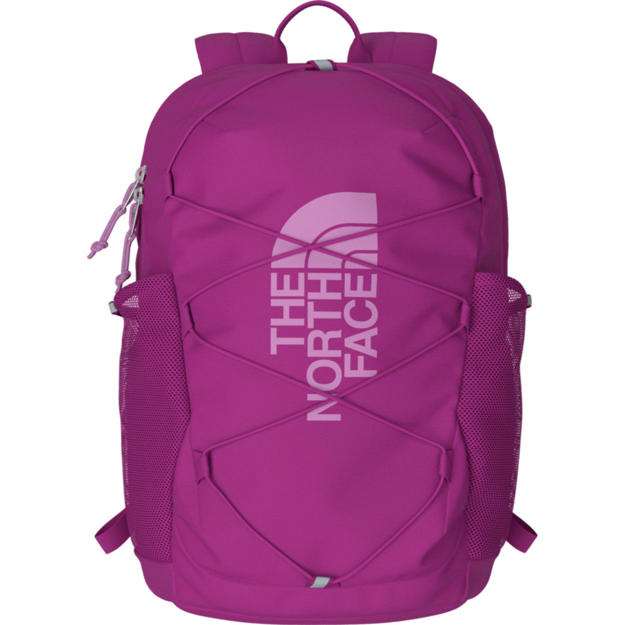 The North Face Youth Court Jester Backpack - Water Repellent | The North Face #color_deep-mulberry/dragonfruit