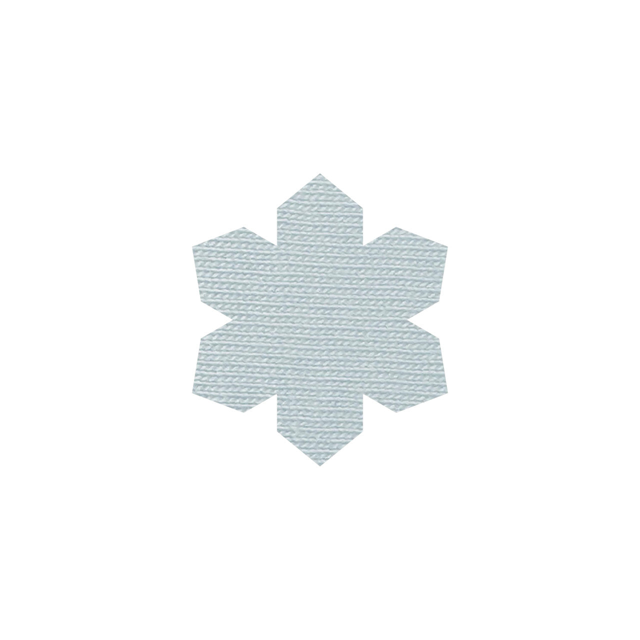 Merino Wool Blue Snowflake Patch | NOSO