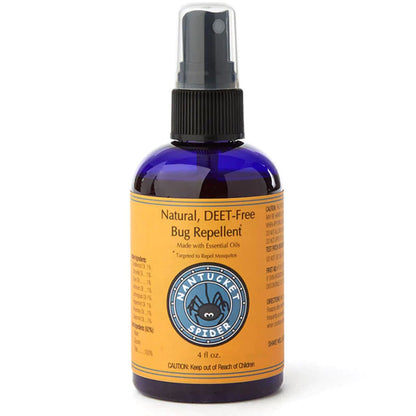 Natural Bug Repellent for People Spray - Gentle yet Effective, Safe | Nantucket Spider 
