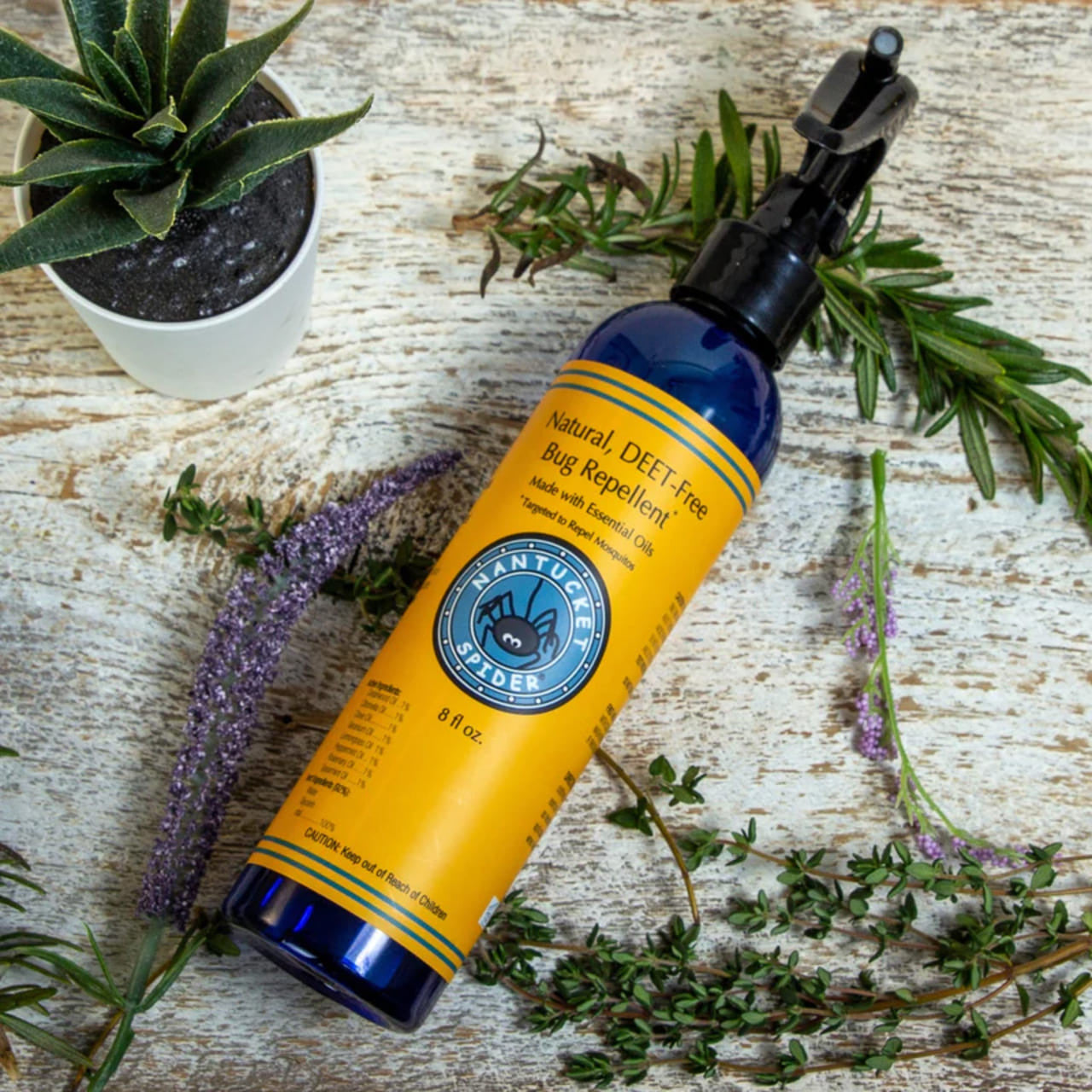 Natural Bug Repellent for People Spray - Gentle yet Effective, Safe | Nantucket Spider 