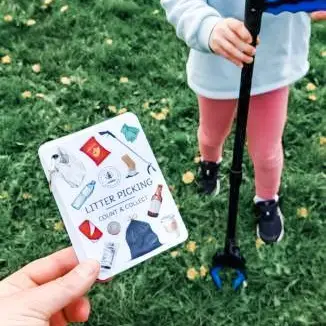 Explorer Litter Picking Card Game by Playful Little Readers