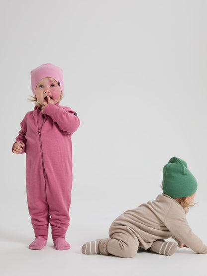 Baby Merino Wool Terry Romper, Thermal Layer | Polarn O. Pyret 