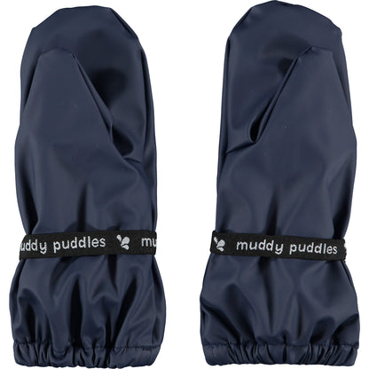 Kids Fleece Lined Recycled Rain Mittens - Waterproof, Warm, PU | Muddy Puddles 