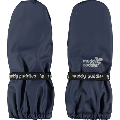 Kids Fleece Lined Recycled Rain Mittens - Waterproof, Warm, PU | Muddy Puddles 