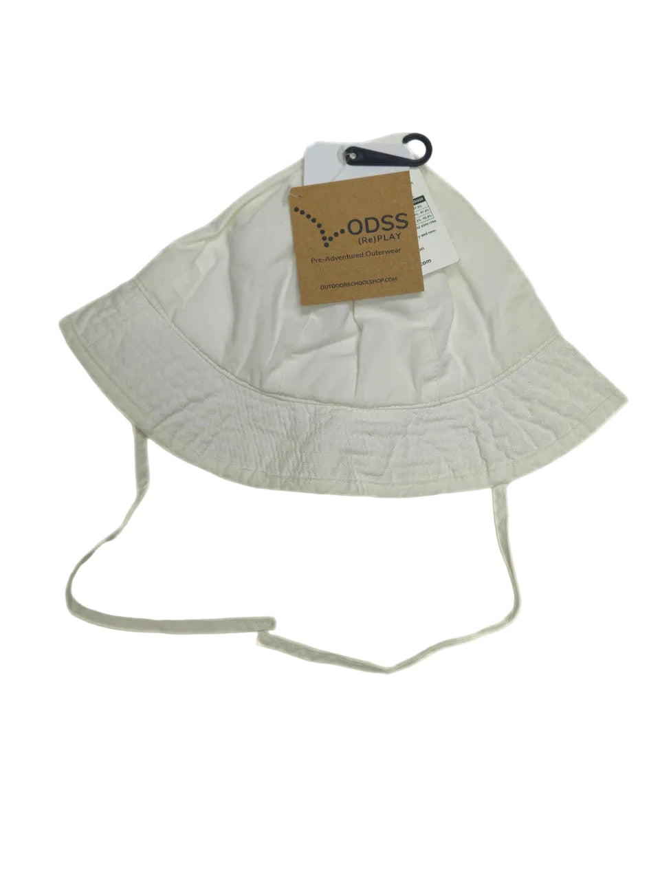 ODSS (Re)PLAY 125807 - Polarn O. Pyret White Sun Hat. Size 9-12Mos