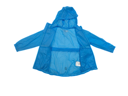 blue wind breaker open