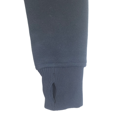 Inside elastic cuffs with thumbholes 