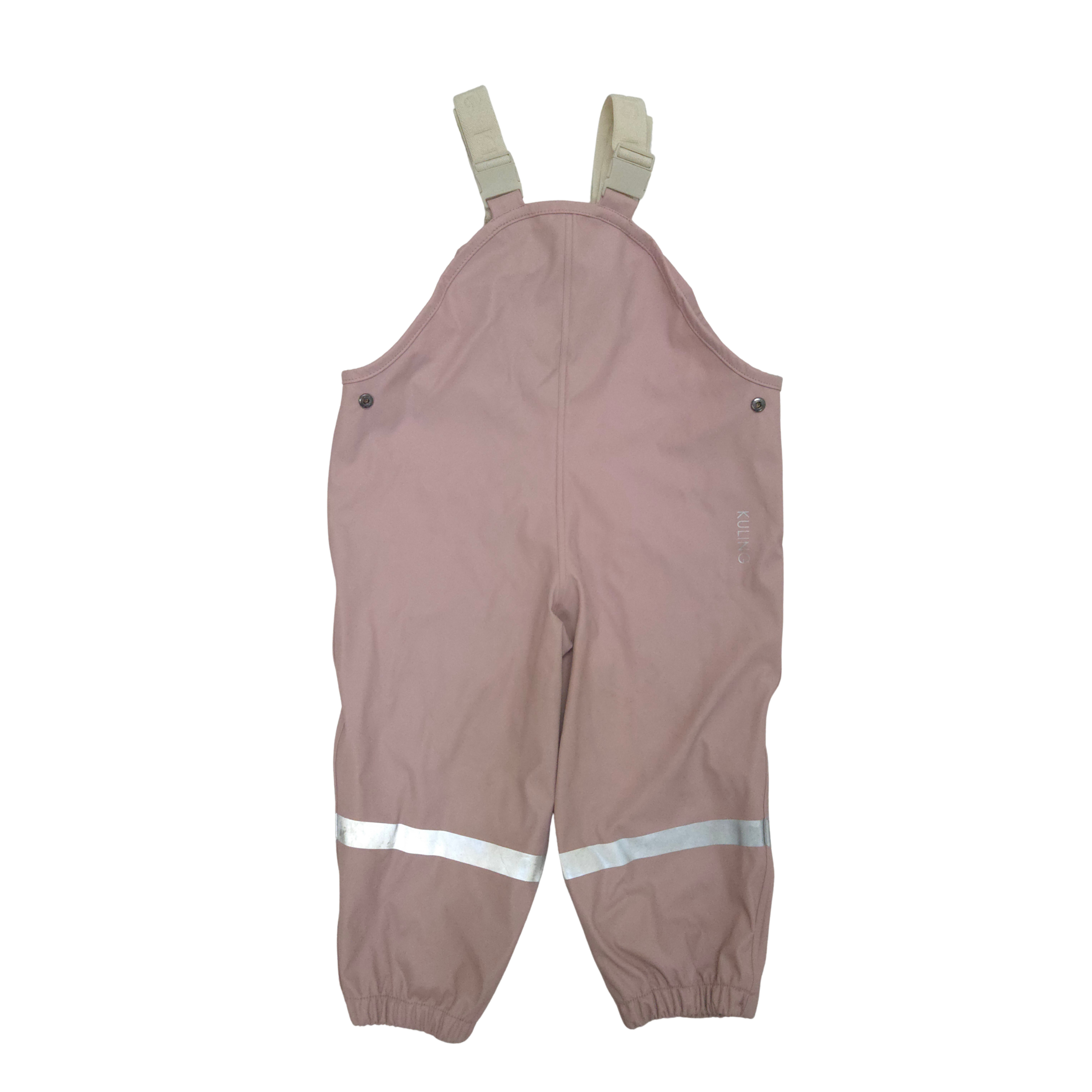 ODSS (Re)PLAY - Kuling Rain Pants. Size 1-2Y pink front