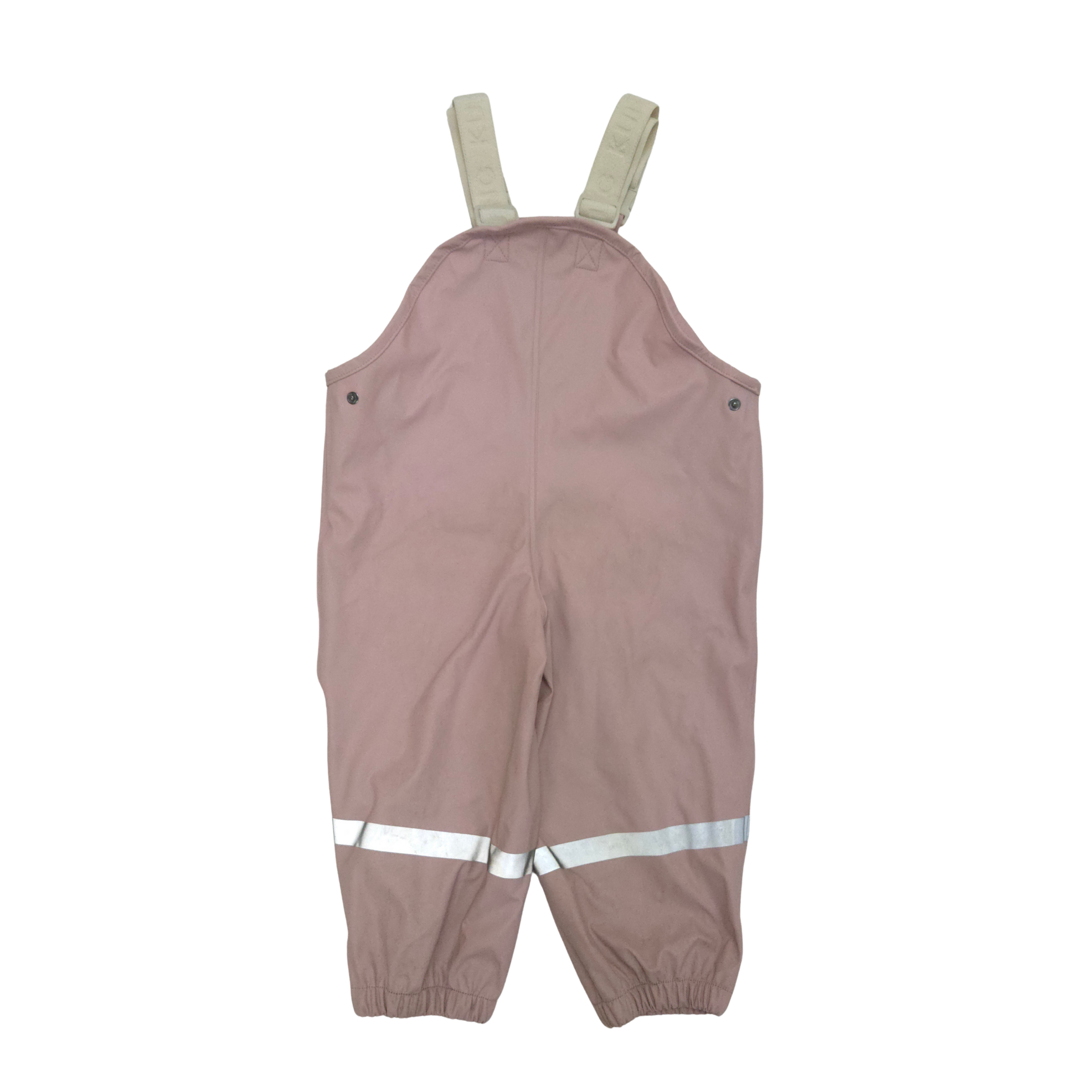 ODSS (Re)PLAY - Kuling Rain Pants. Size 1-2Y pink back