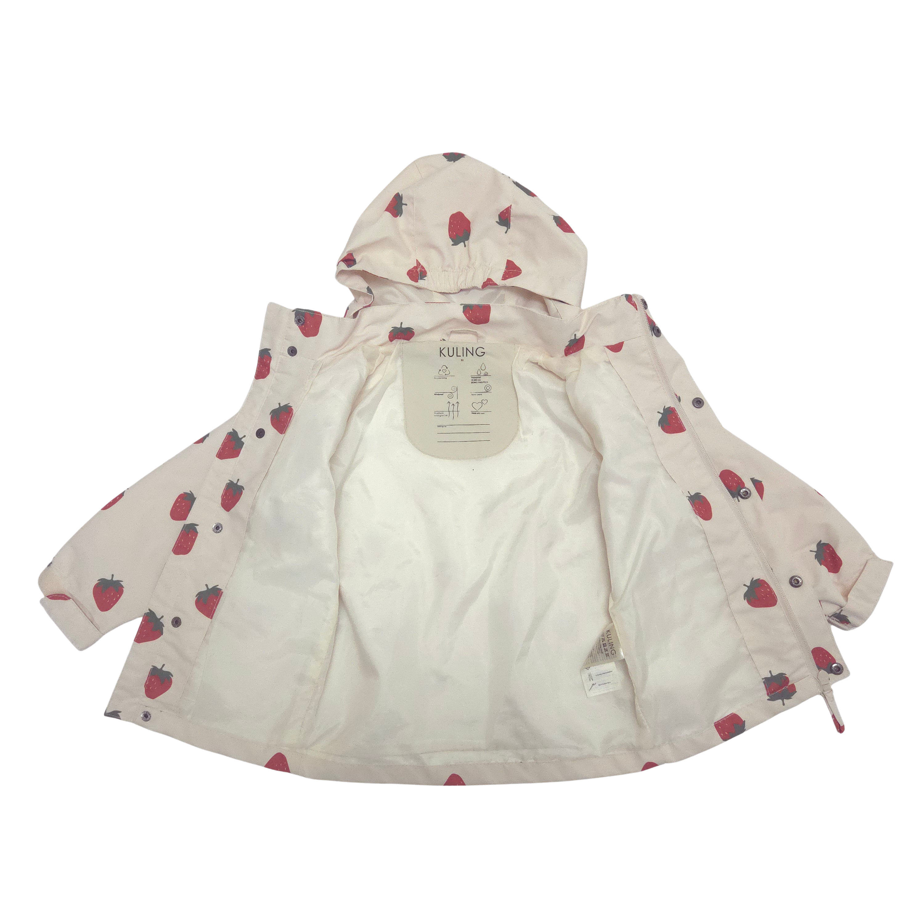 strawberry shell jacket open