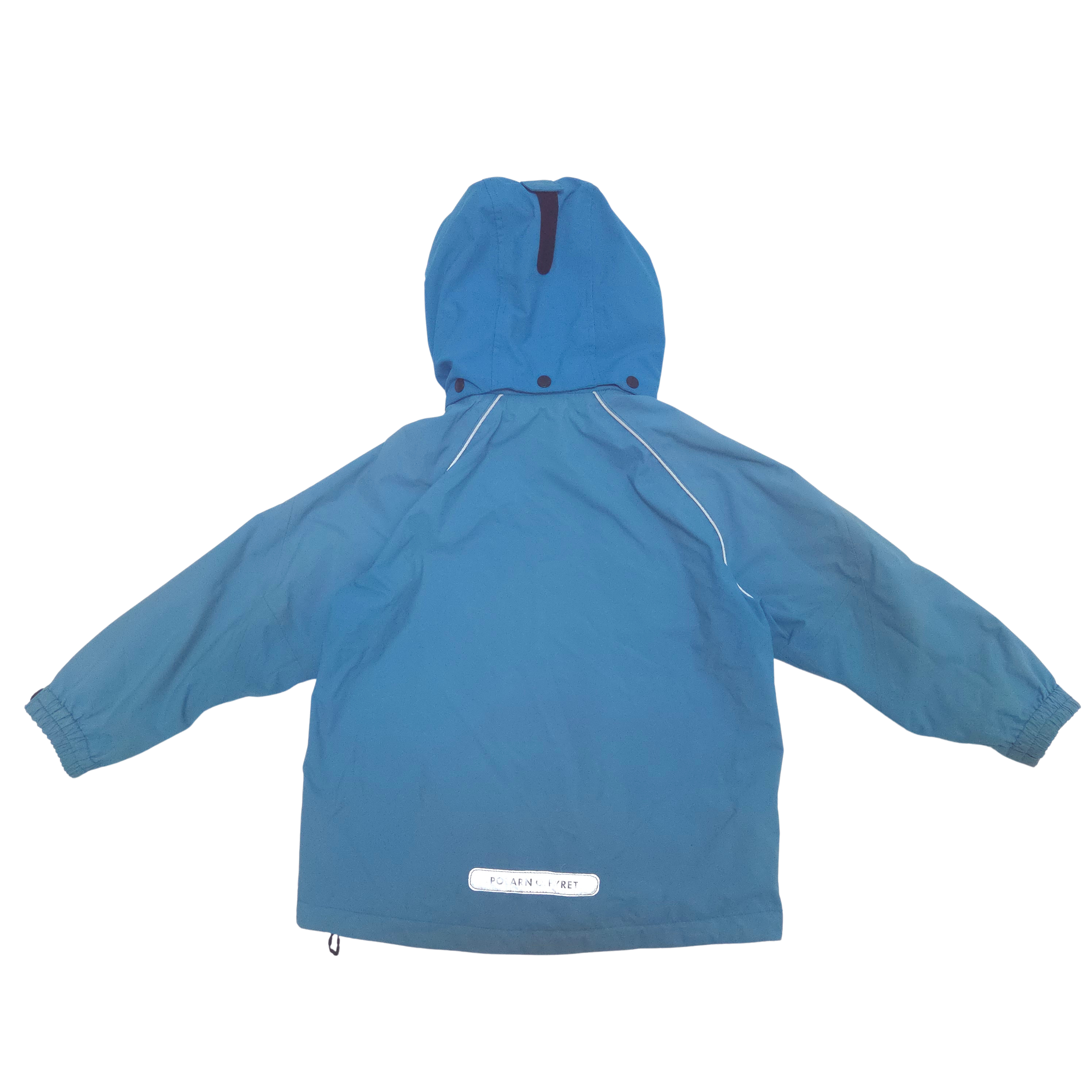 shell jacket blue back