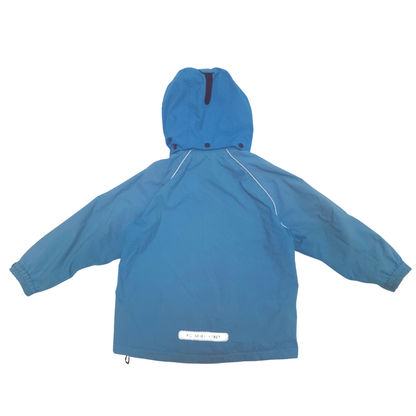 shell jacket blue back