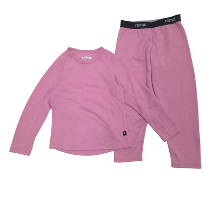 pink base layer set