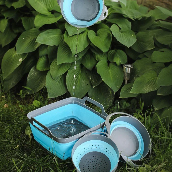 8L Flat Pack Collapsable Sink for Outdoor Adventures | Survive Outside Longer