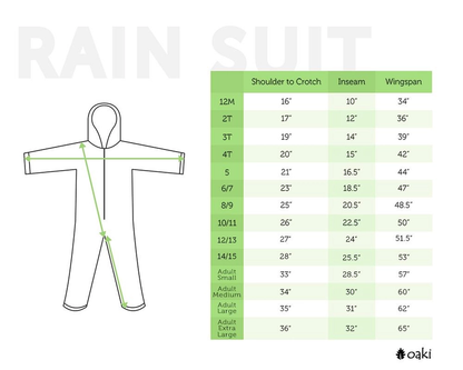 Trail All-in-One Rain Suit- Red, Yellow, Blue, Green, Lavender 