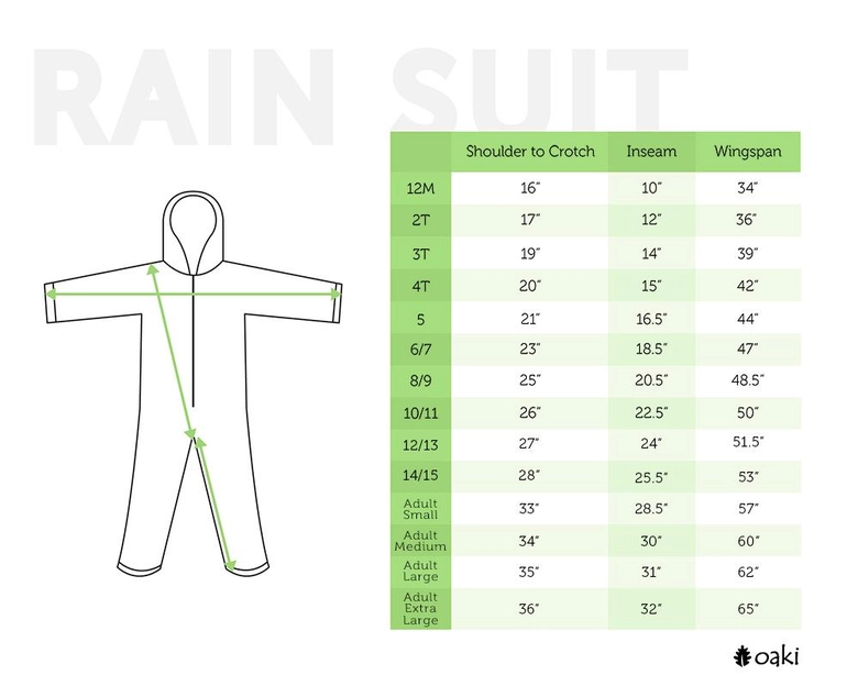 Trail All-in-One Rain Suit- Red, Yellow, Blue, Green, Lavender 