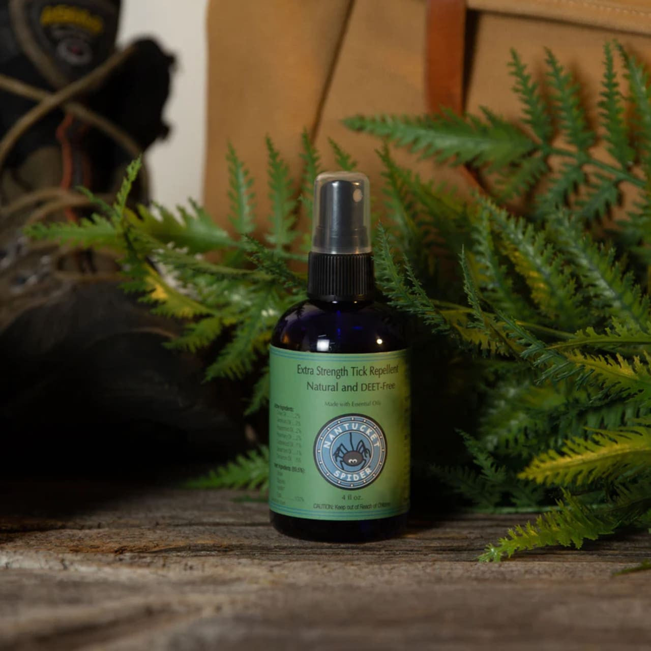 Natural Bug Repellent Extra Strength Tick Spray - Gentle yet Effective, Safe | Nantucket Spider 