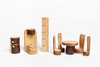 Tree Blocks Small Kitchen Furniture Set