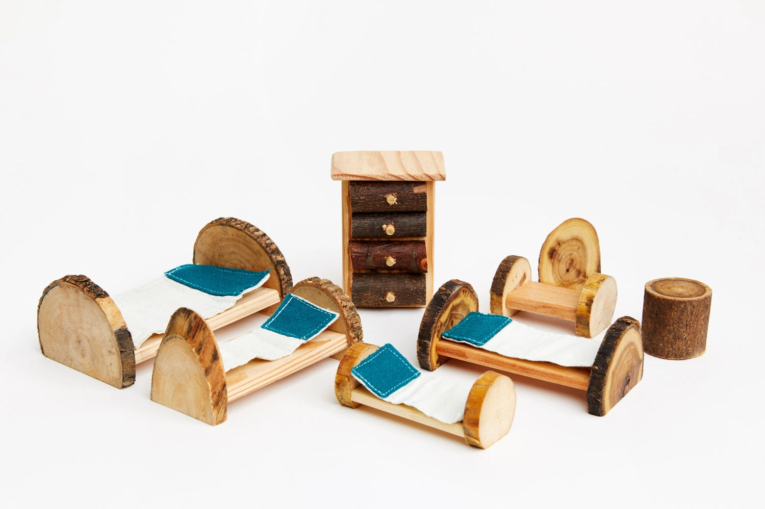 Tree Blocks Bed Time Set