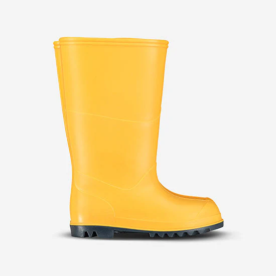 Kids Classic Wellie Style Rain Boots - Step in, Calf Height | Muddy Puddles #color_yellow