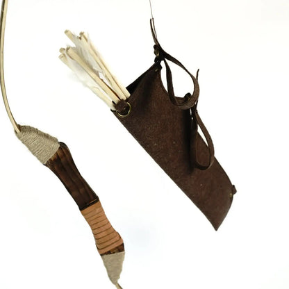 Childrens Wooden Toy Bow and Arrow