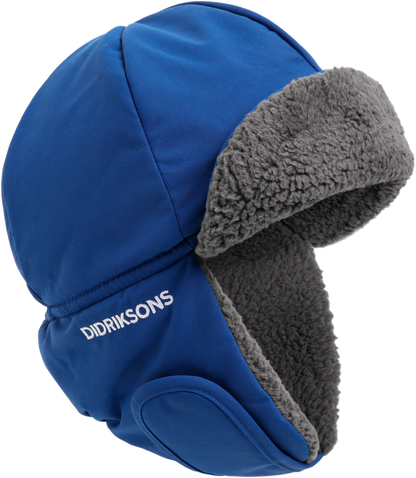 Kids Biggles Classic Trapper Style Winter Hat – Waterproof, Fleece Lined | Didriksons