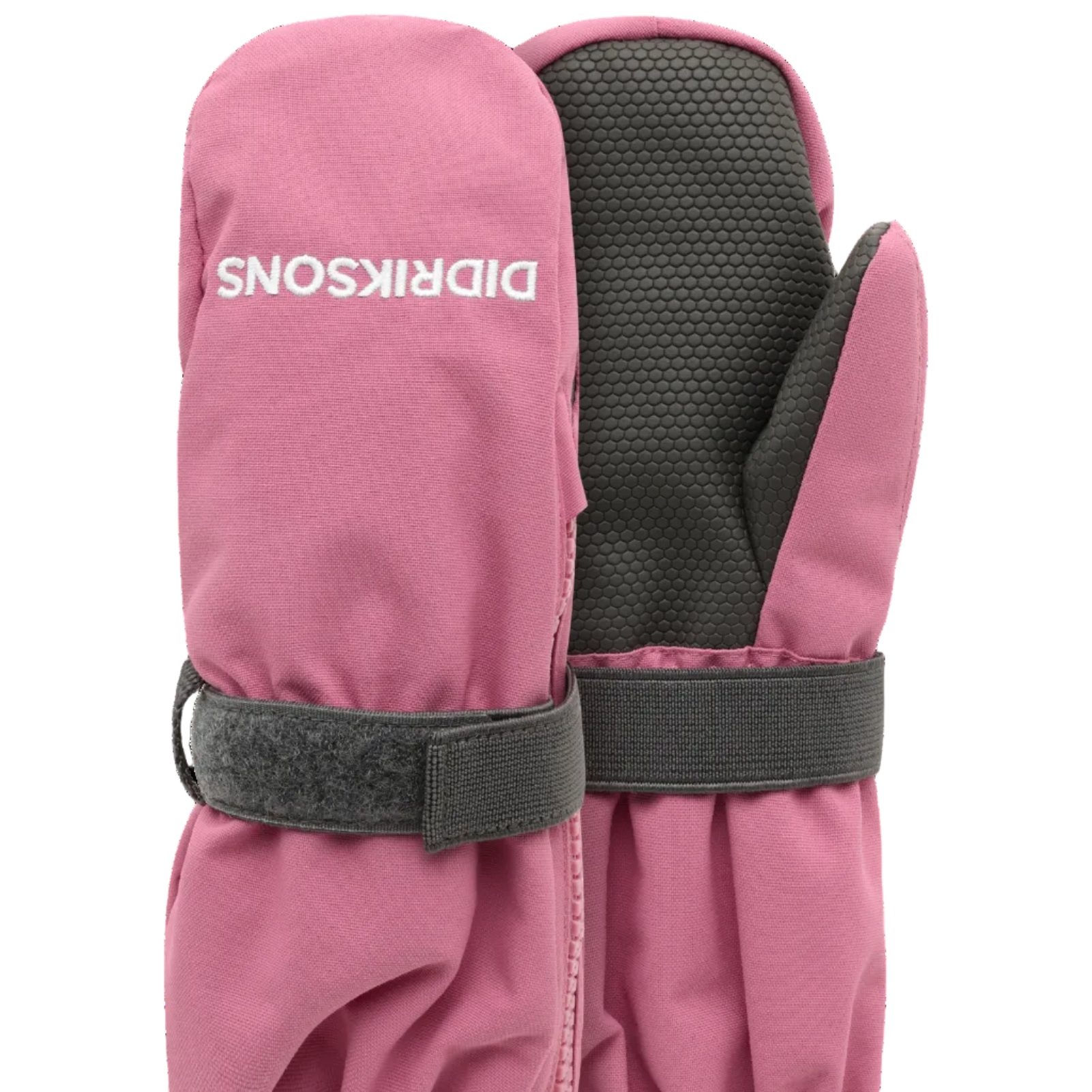 Kids Biggles Zip Winter Mittens – Insulated, Waterproof | Didriksons #color_heather-pink