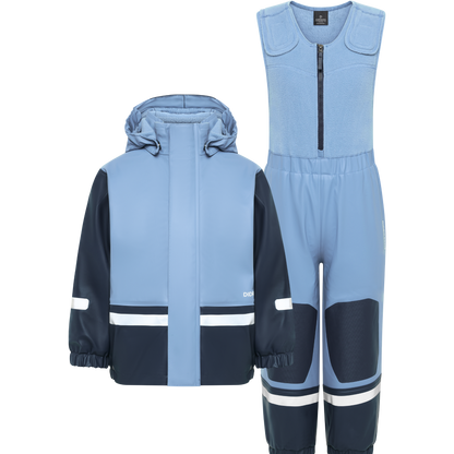 Kids Fleece Lined 2-piece Boardman  Rain Set | Didriksons |