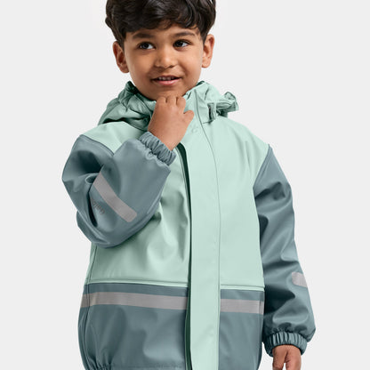 Kids Fleece Lined 2-piece Boardman  Rain Set | Didriksons |