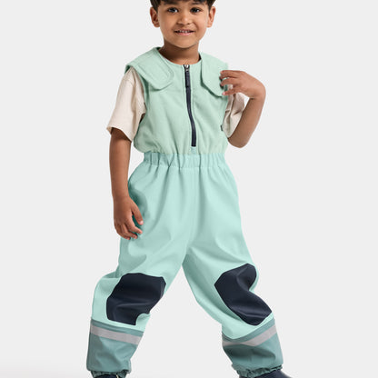 Kids Fleece Lined 2-piece Boardman  Rain Set | Didriksons |