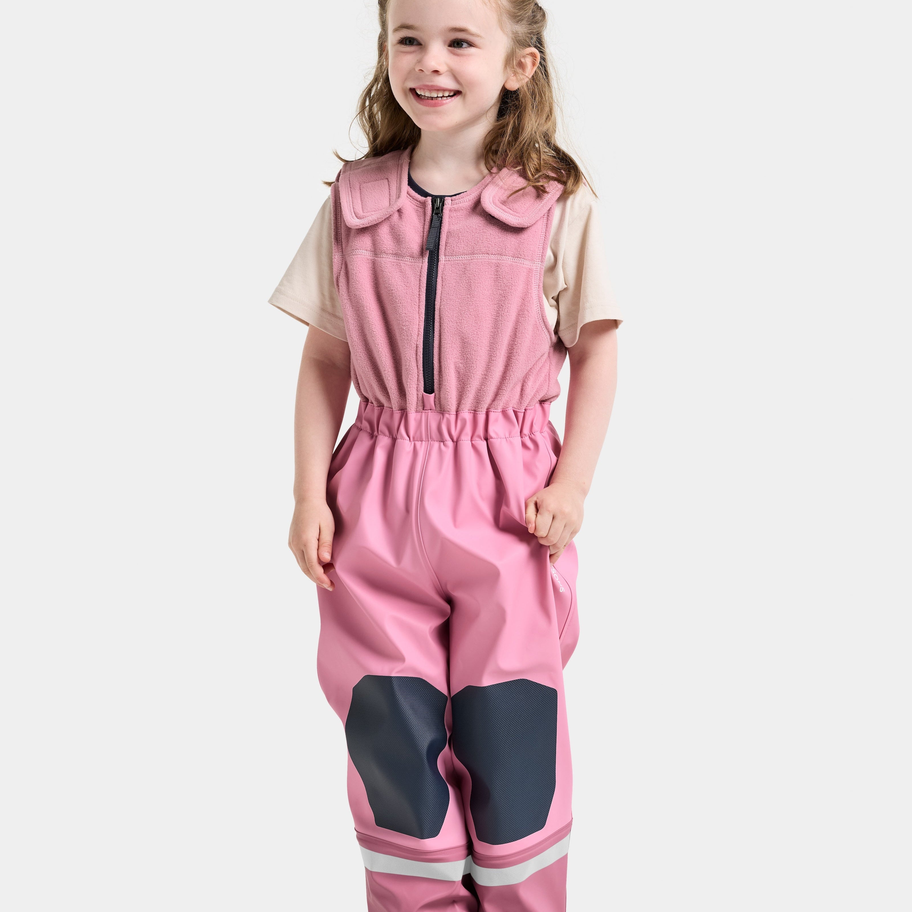 Kids Fleece Lined 2-piece Boardman  Rain Set | Didriksons |