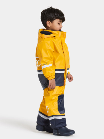 Kids Boardman Fleece Lined Rain Set – Waterproof, Fleece Lined, PU | Didriksons 