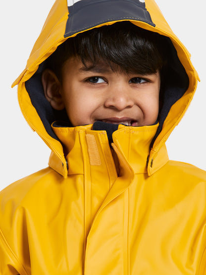 Kids Boardman Fleece Lined Rain Set – Waterproof, Fleece Lined, PU | Didriksons 