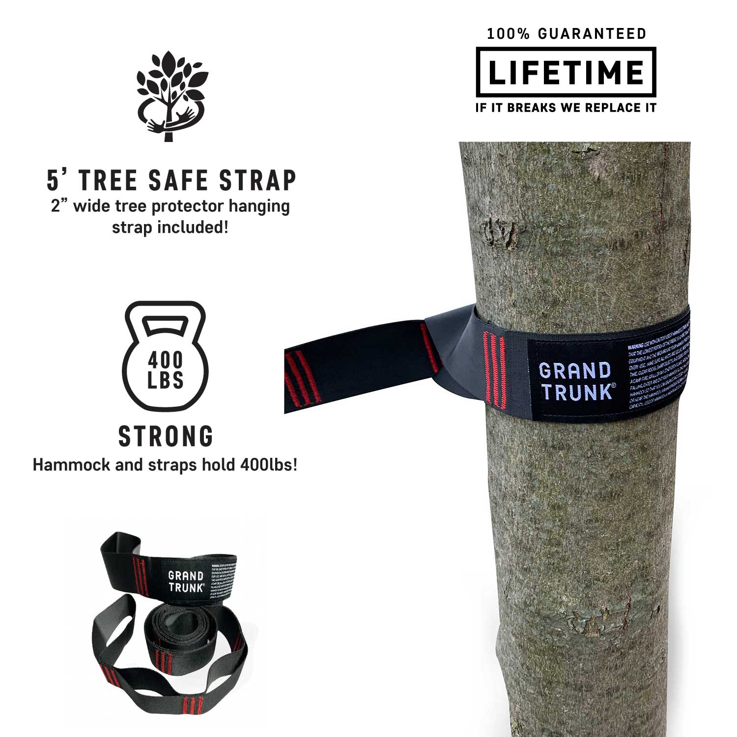 Double Hammock with Suspension Straps | Grand Truck | 
