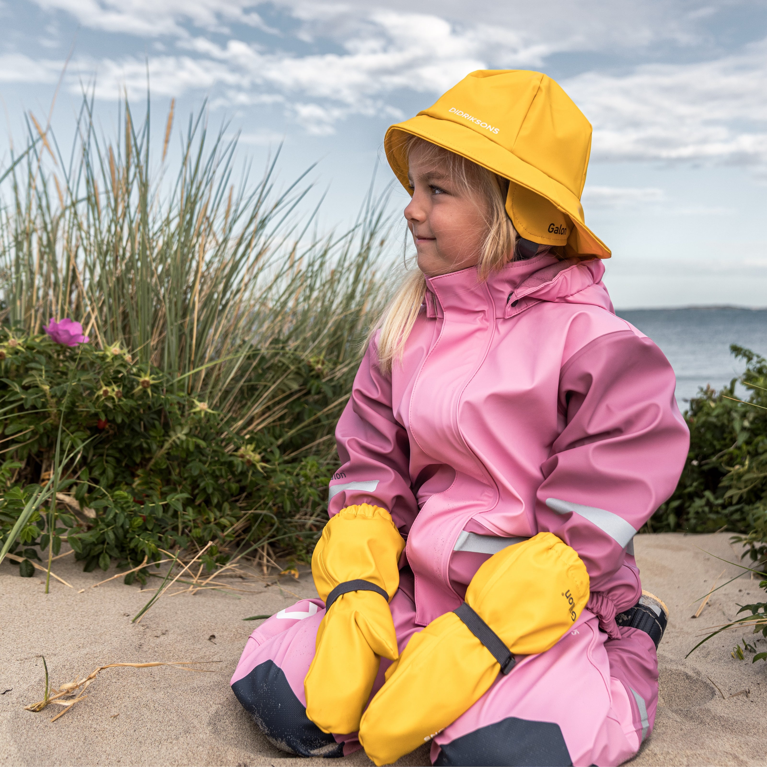 Kids Fleece Lined 2-piece Boardman  Rain Set | Didriksons |