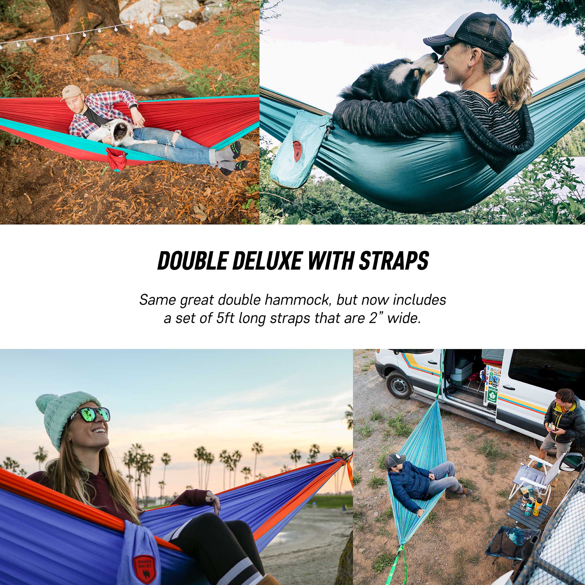 Double Hammock with Suspension Straps | Grand Truck | 