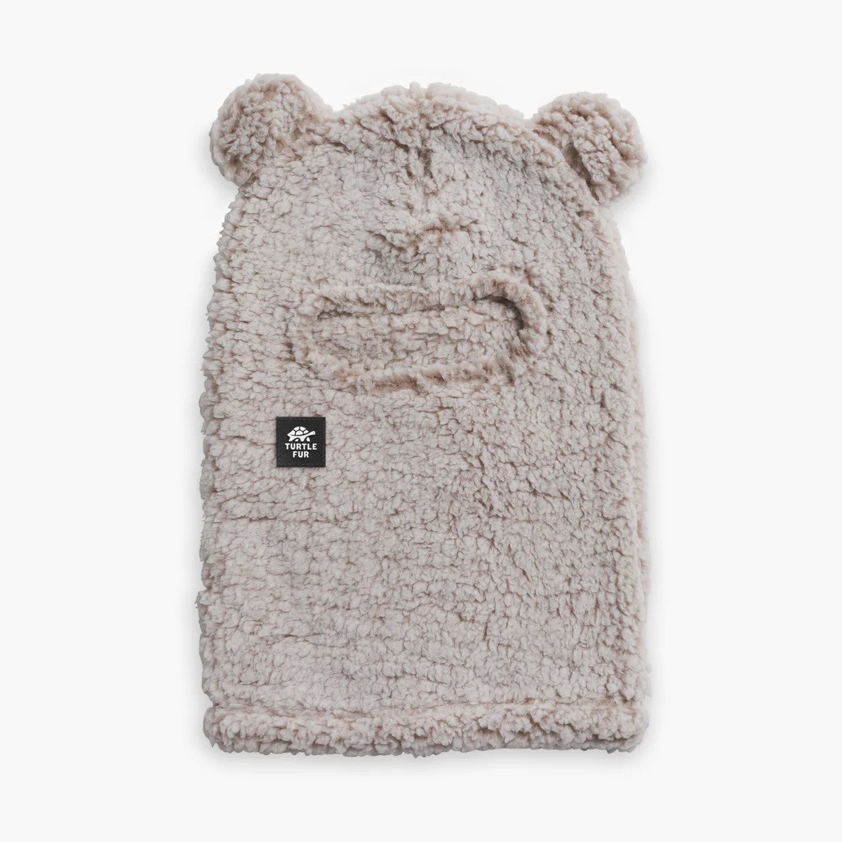 Kids Comfort Lush Bear Balaclava | Turtle Fur #color_natural