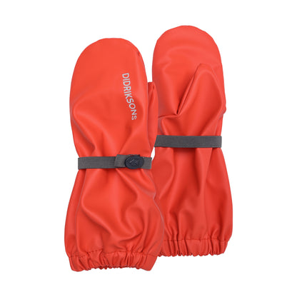 Kids Unlined Long Cuff Rain Mittens– Waterproof, PU | Didriksons 