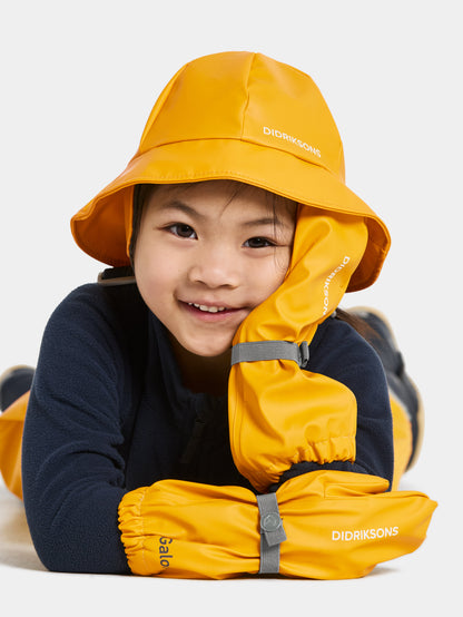 Kids Unlined Long Cuff Rain Mittens– Waterproof, PU | Didriksons 