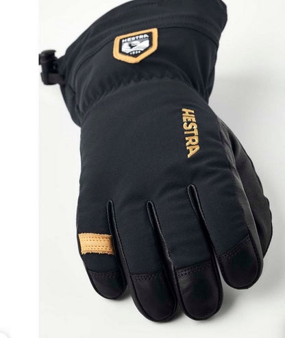 kids-leather-heli-mistral-jr-5-finger-glove-hestra | 