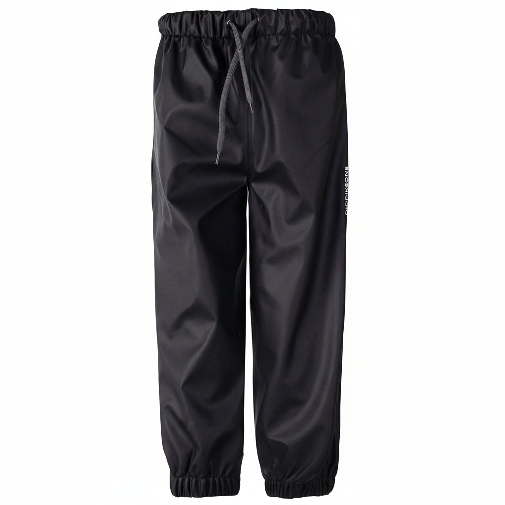 Kids Midjeman Waterproof All Season Rain Pull On Pant – Waterproof, PU | Didriksons #color_black