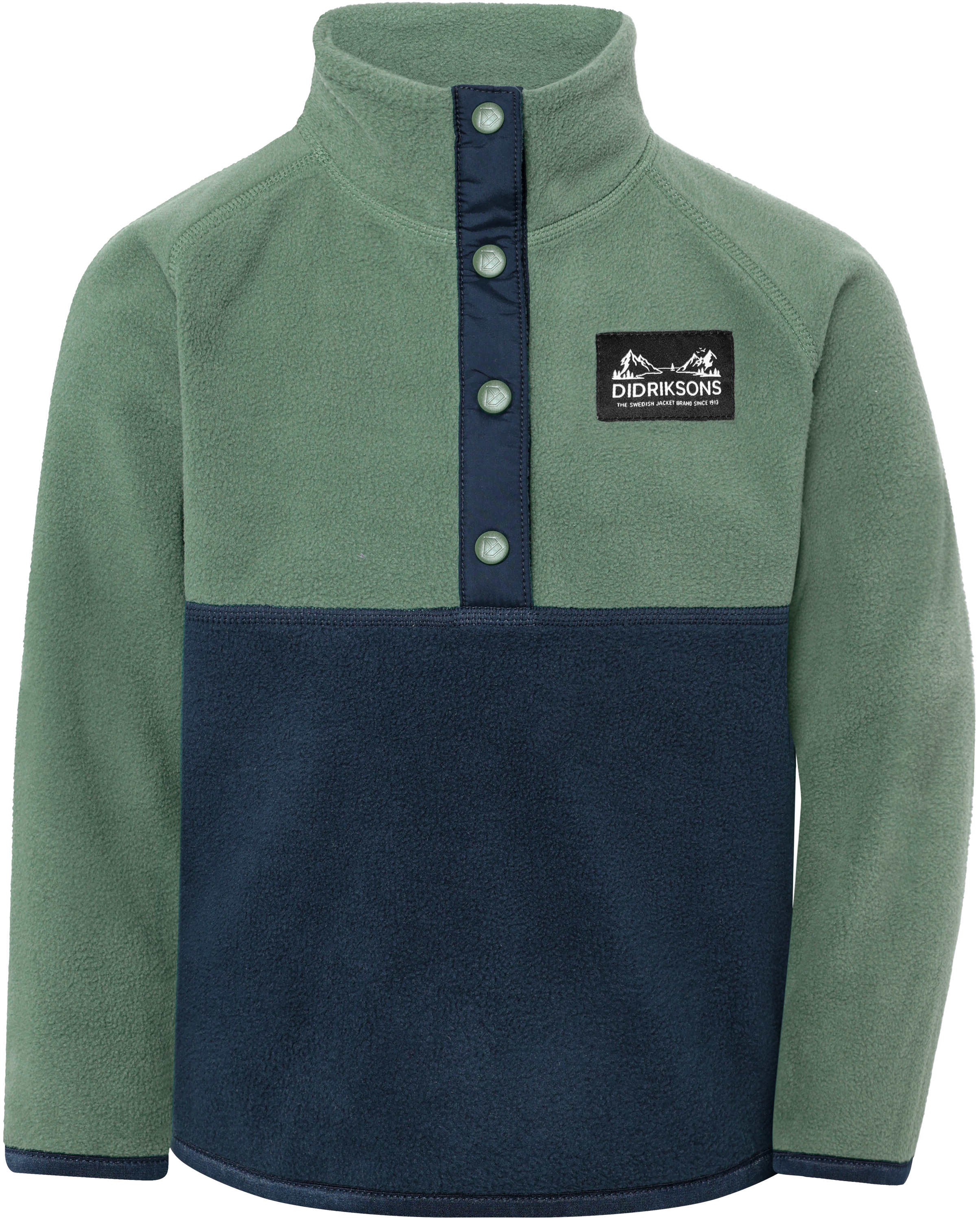 Kids Monte Half Button Fleece Jacket | Didriksons