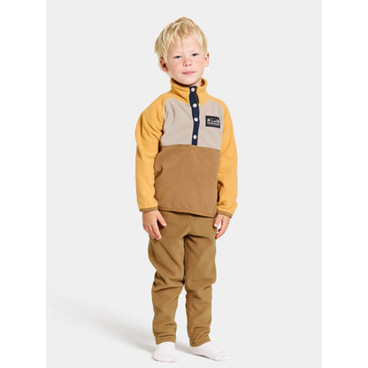 Kids Monte Fleece Jacket – Half Button | Didriksons 